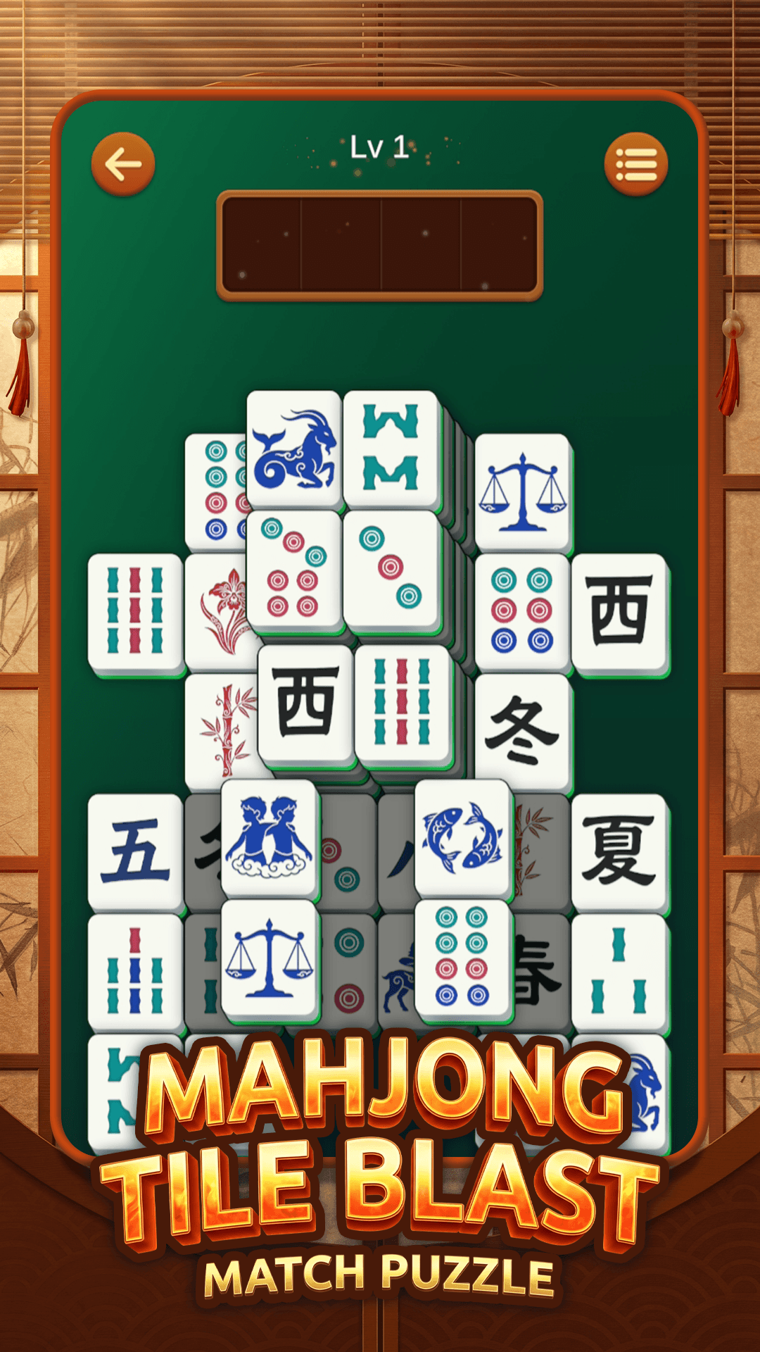 Mahjong Tile Blast-Match Puzzle gameplay